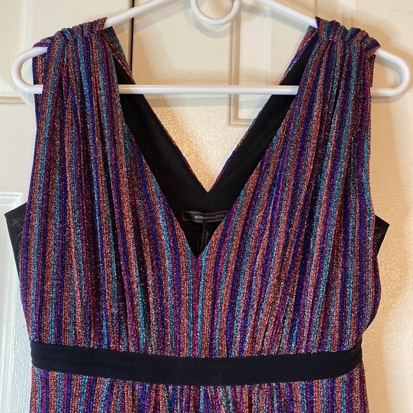 BCBGMaxazaria Sparkly Gown Size Small in Like New Condition - Picture 3 of 10